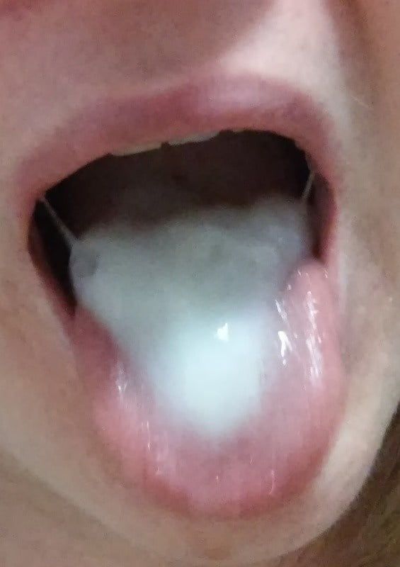 Blowjob and sperm in mouth #6