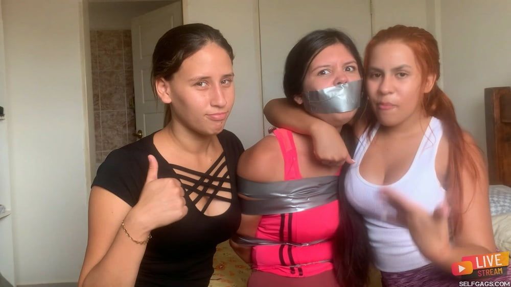 Sexy Live Cam Girls Tied Up And Gagged With Duct Tape #5