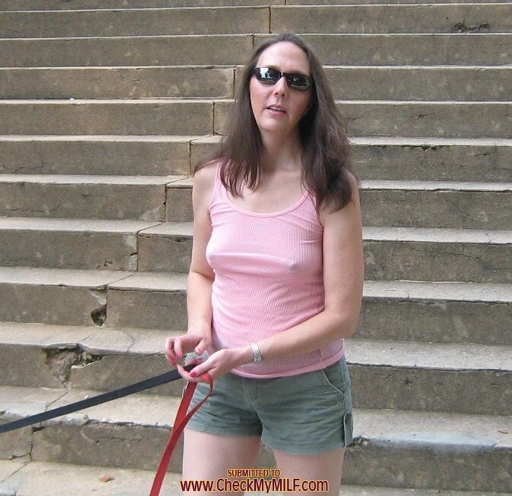 Check My MILF posing outdoors in public #2