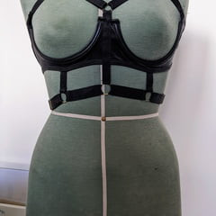 Peephole bra