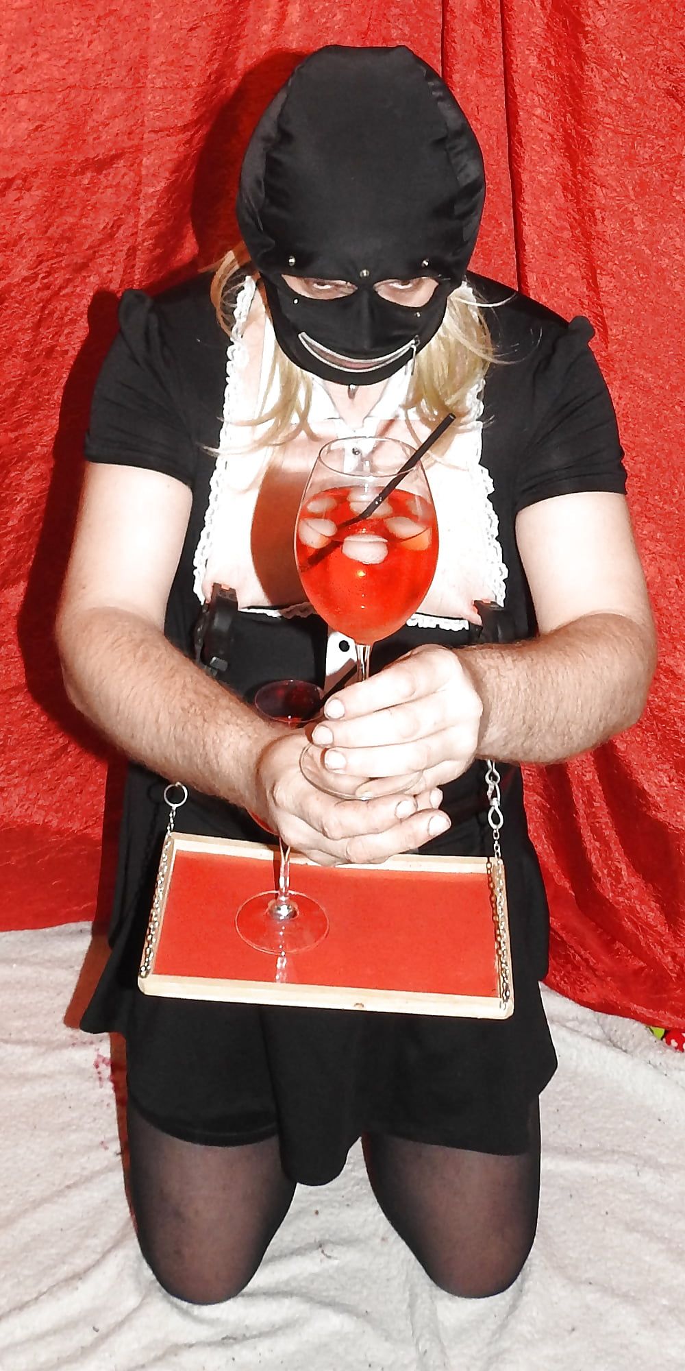 SissyMaid served cold drinks #11