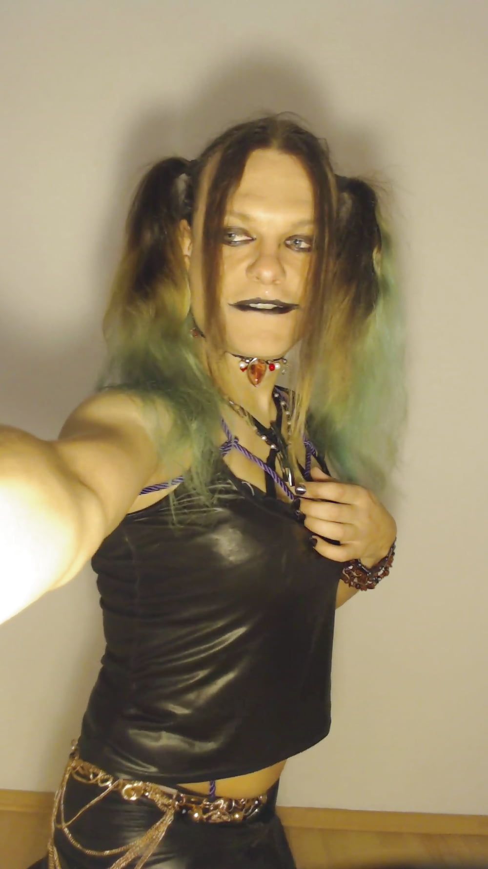 Bondage Chastity Green Cyber Goth Brandynette #18