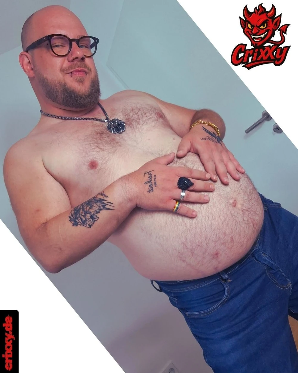 7 piercings, 3 tattoos – hairy, raw & horny exposed #5