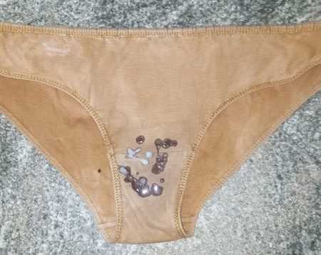 Cum on Aunties hot panty