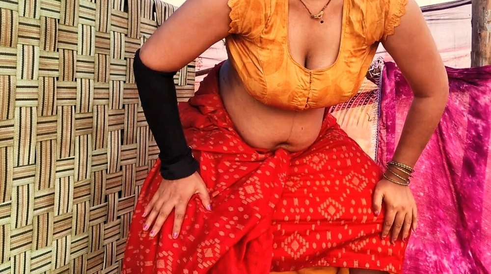 Indian village Poor Aunty Fucked By landlord son's hot desi #2