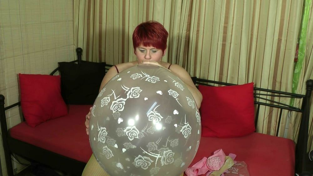 Large transparent balloon blown up ... #33