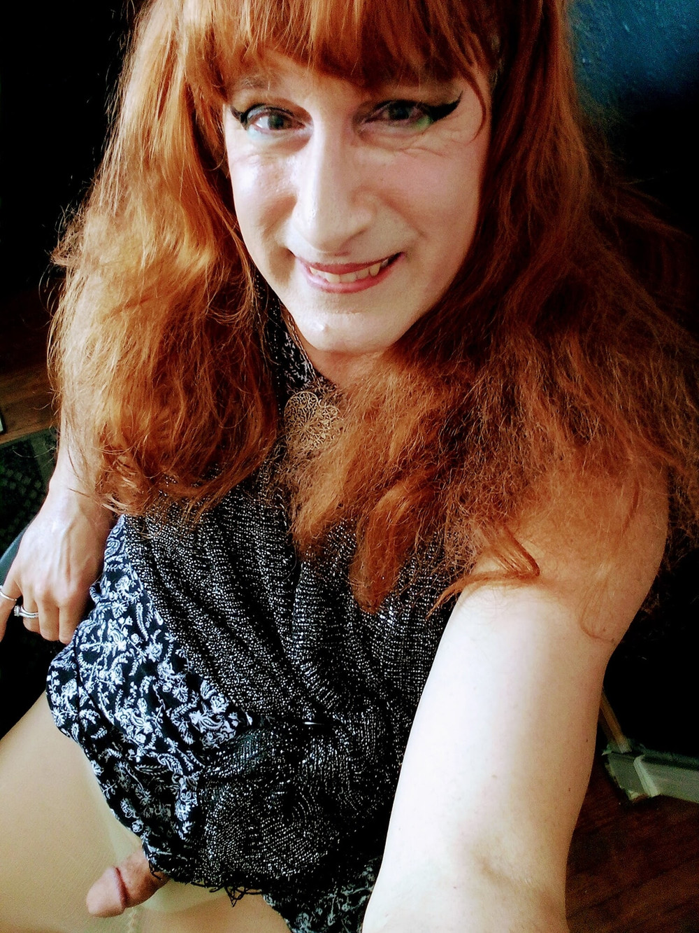 Naughty Red-Headed Transgender Step-Sister Flirting With You #5