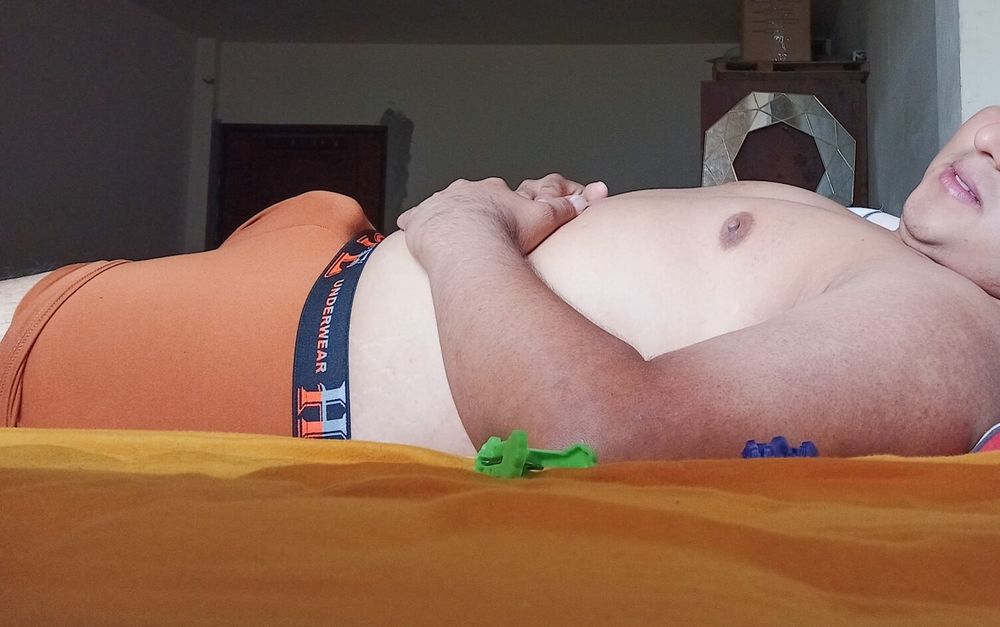 Me Lying Down and my Penis Standing - 01 (In Underwear) #25