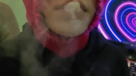 sexy girl smoking vape smoking fetish         