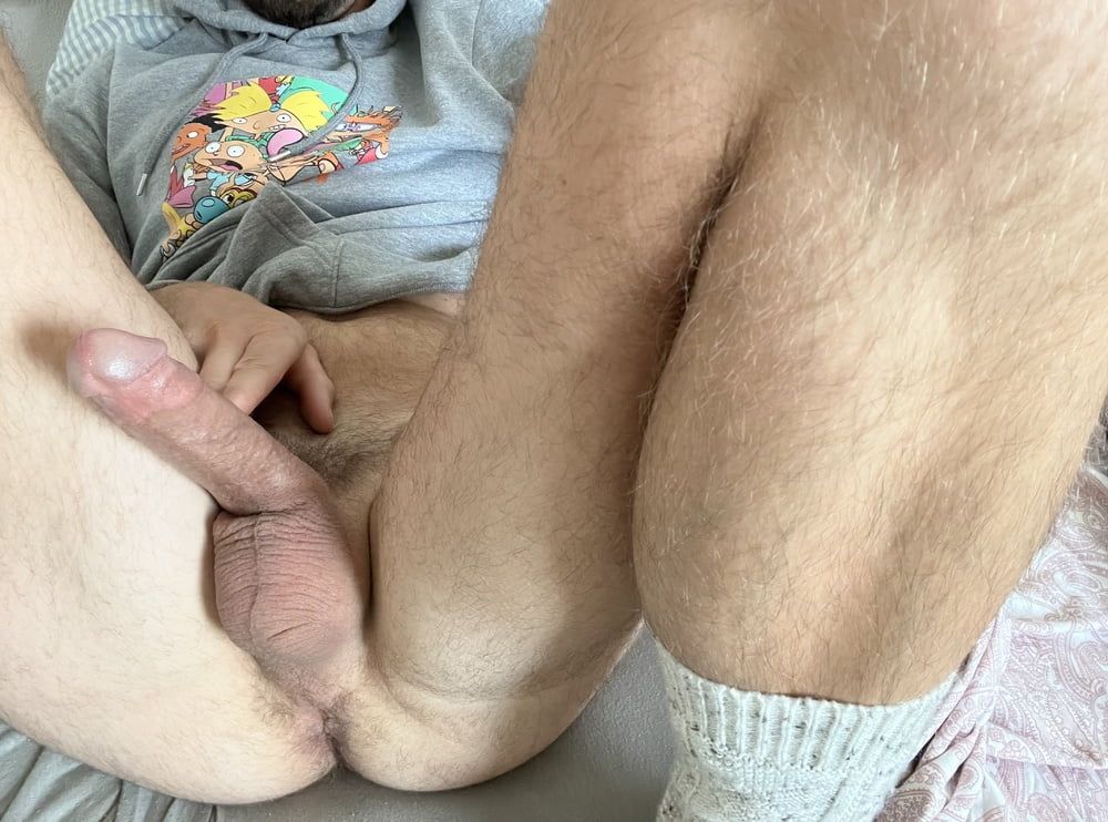 Showing my dick incl. hairy butt and hairy legs  #2