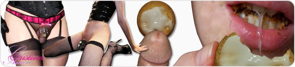 Sissy in chastity: 15 days without ejaculate 2