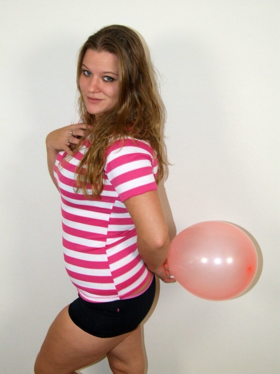 Christy Heart playing with Balloons #4