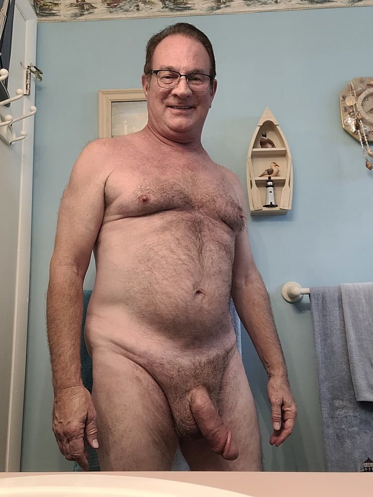 Daddy showing off my soft cock #12