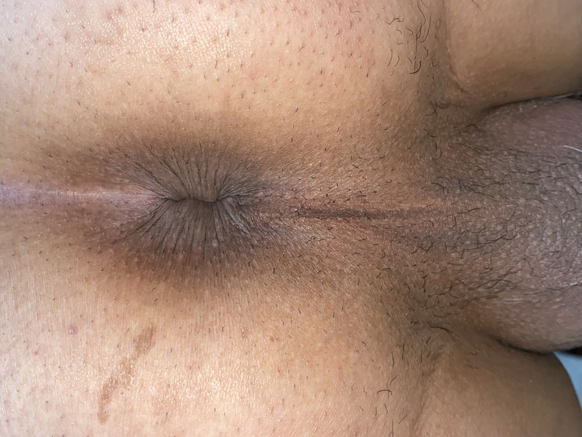 Close-up of a man's anus #49