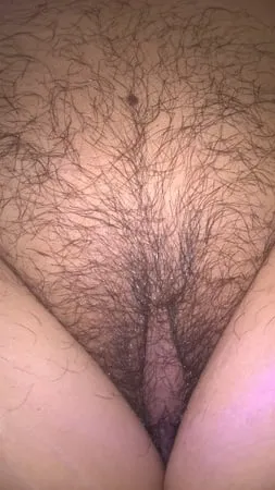 my beautiful hairy wife pubic hair and labia         