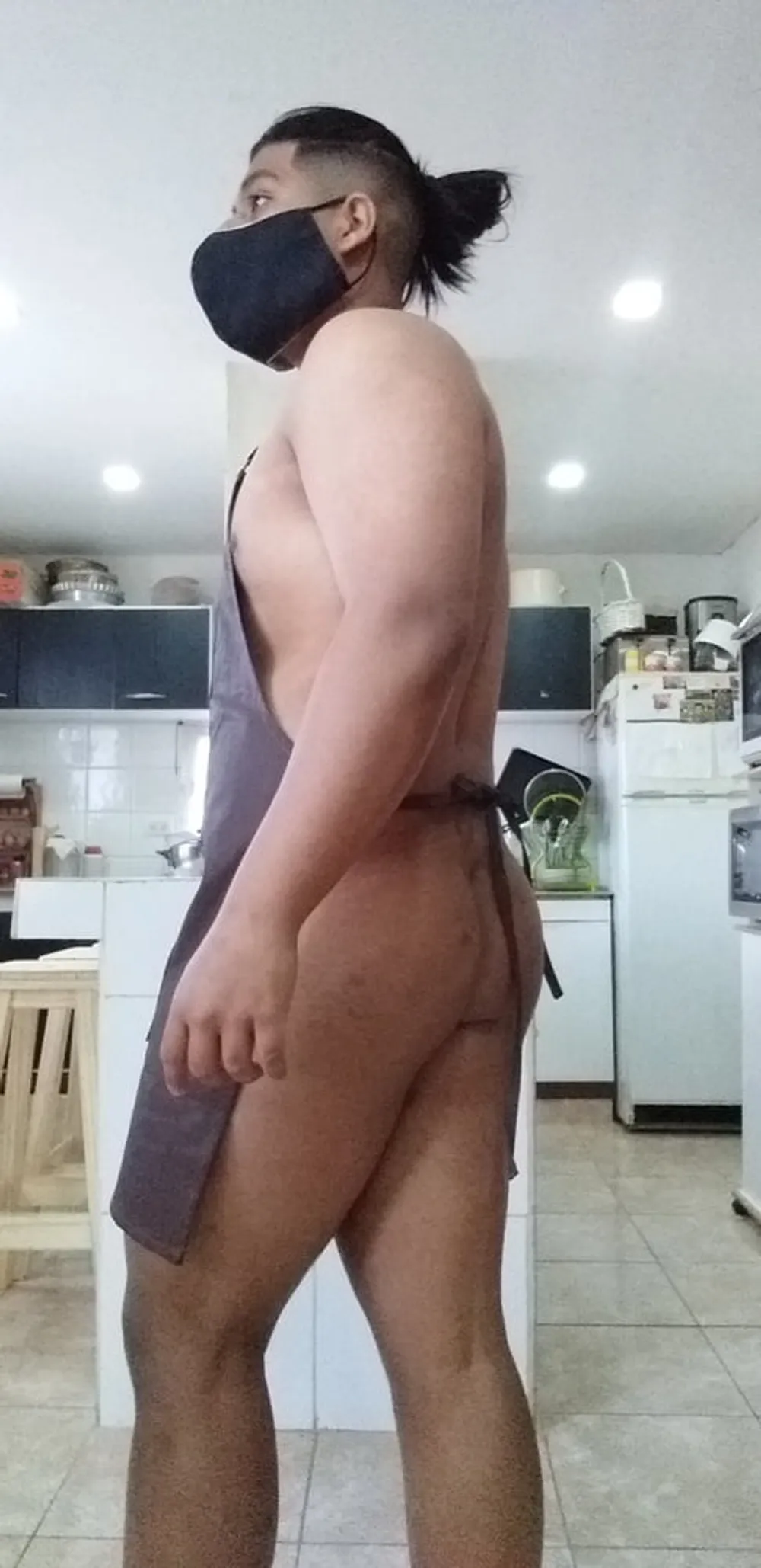 posing in the kitchen #7