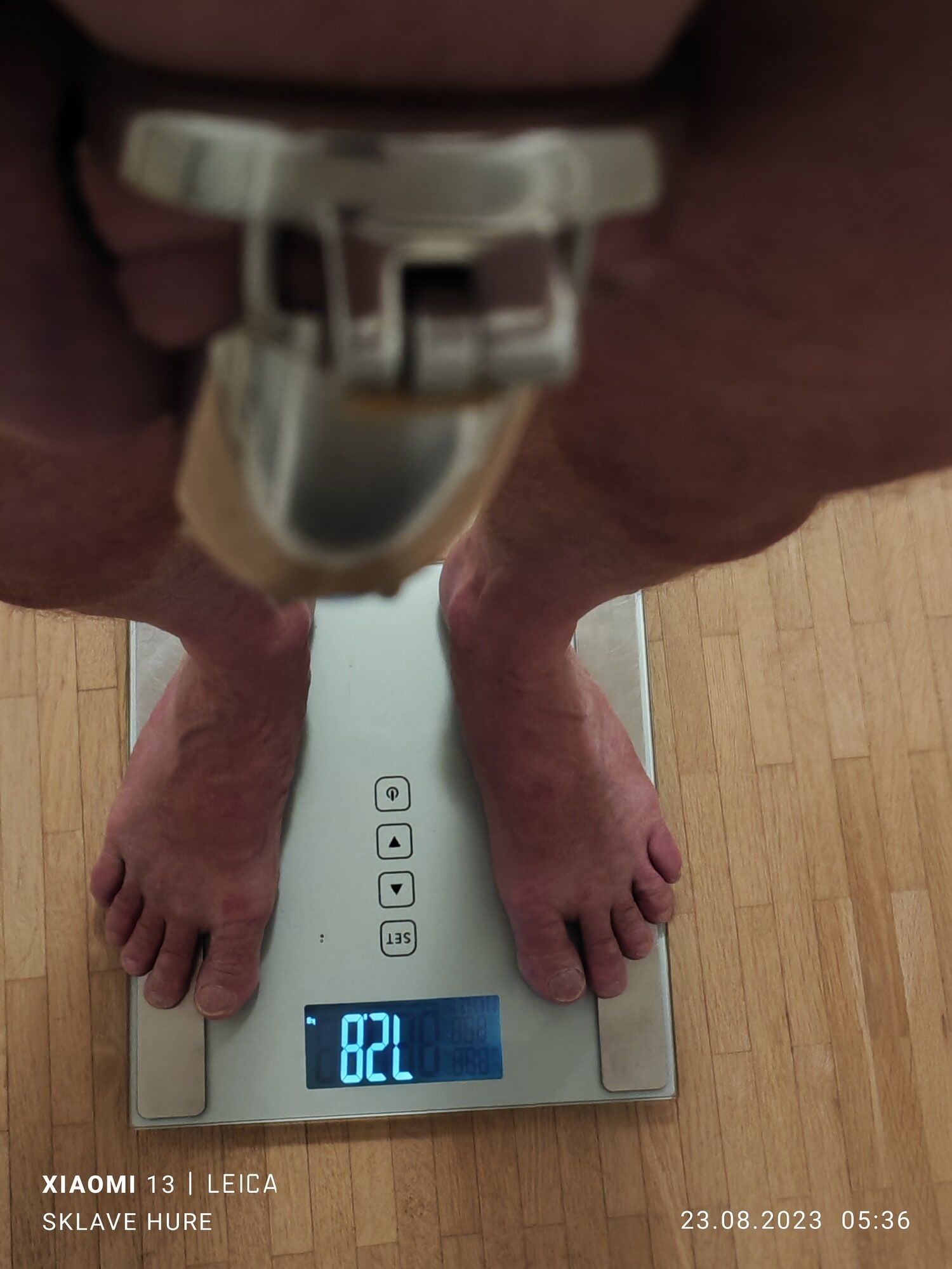 Weighing, Cagecheck, fuck with the plug on August 23th, 2023 #3