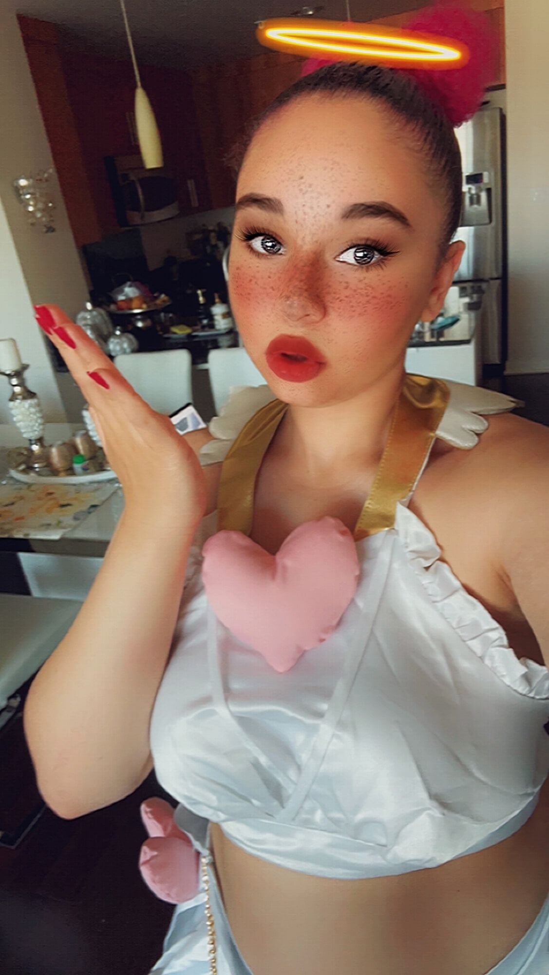 Cute chubby pink hair slut  #8