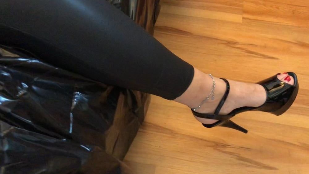 High Heel Sandals and Leggings  #21