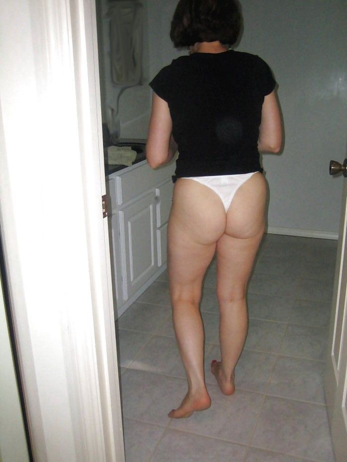 MarieRocks 50+ White Panties Thong Bra #39