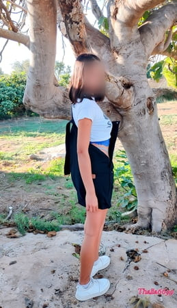 🌾 Playing outside in my little outfit