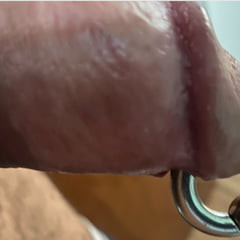 Pierced cock