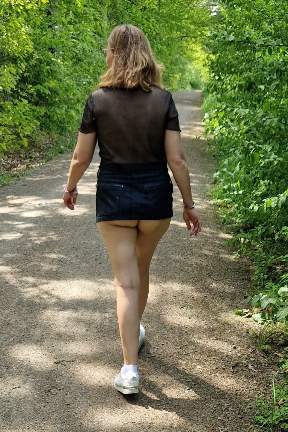 Silke - naked in the forest