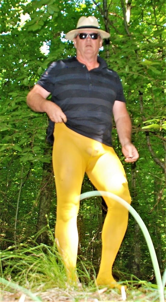 Outsoor Pantyhose Yellow #4
