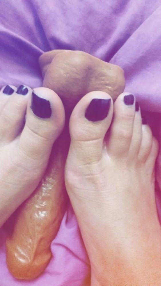 Footjob, Dildo, Foot Fetish, Sexy Feet #3