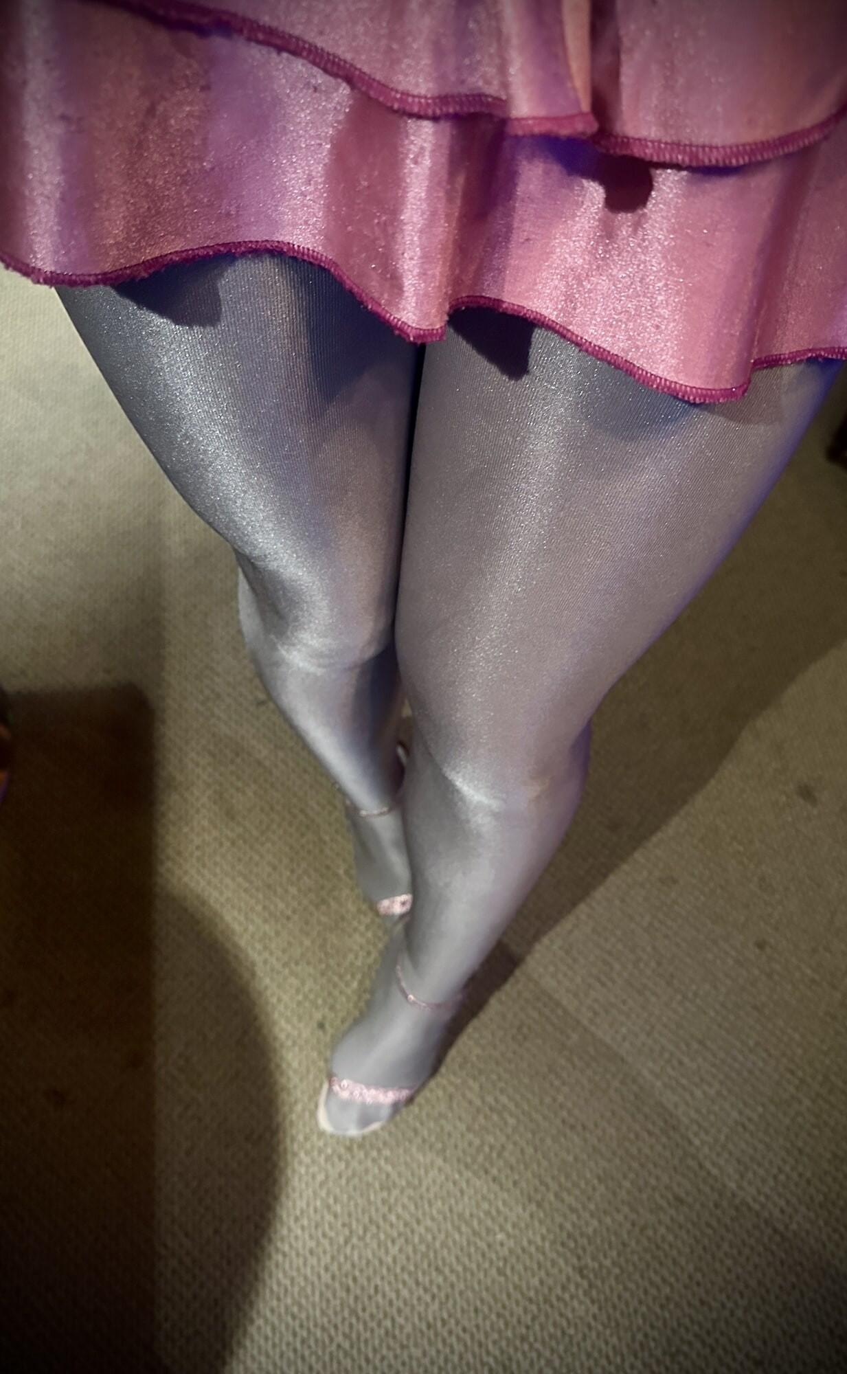 Would you like to caress my legs in shiny pantyhose? #6