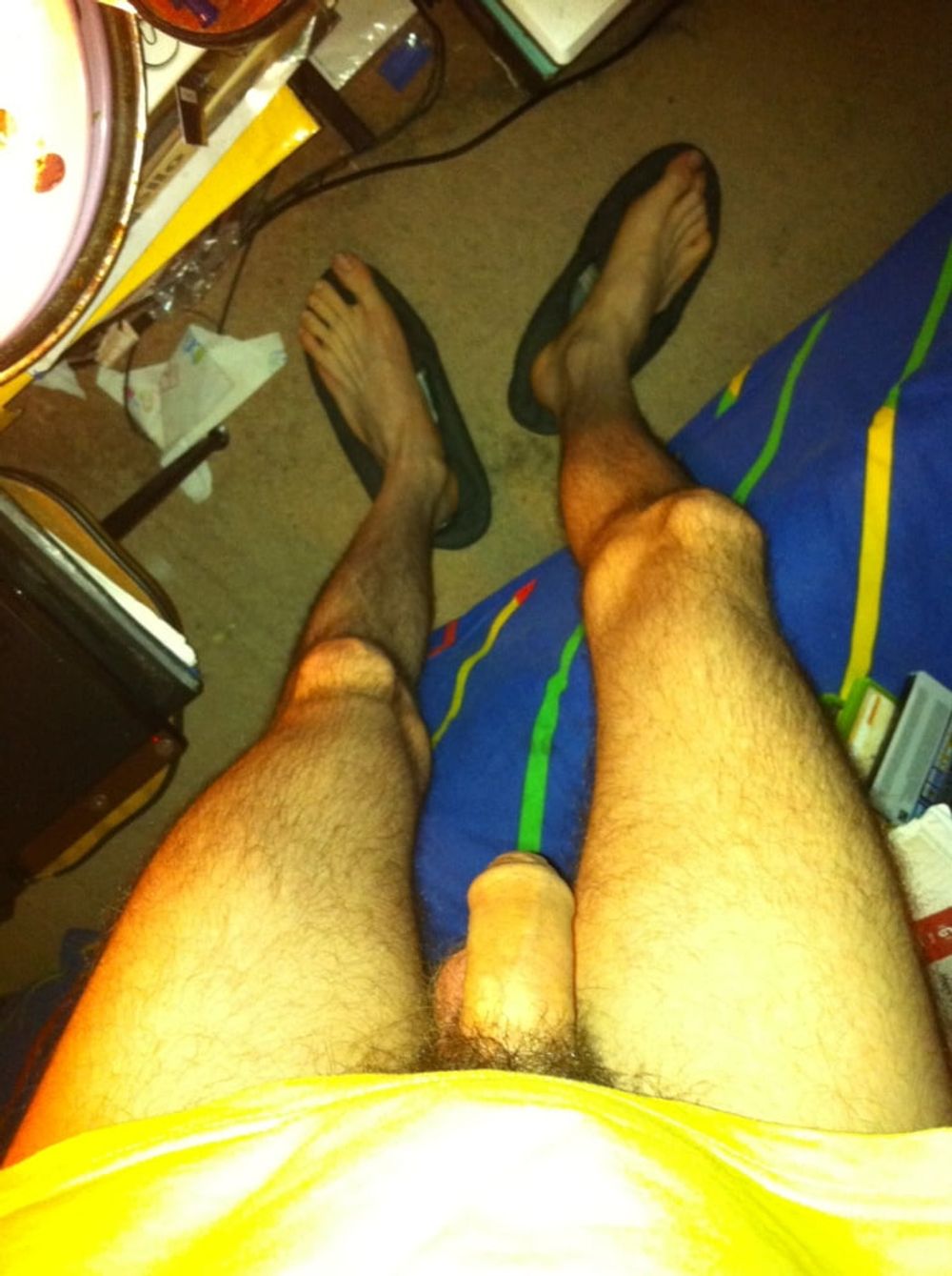 My big cock and lovely, long legs #16