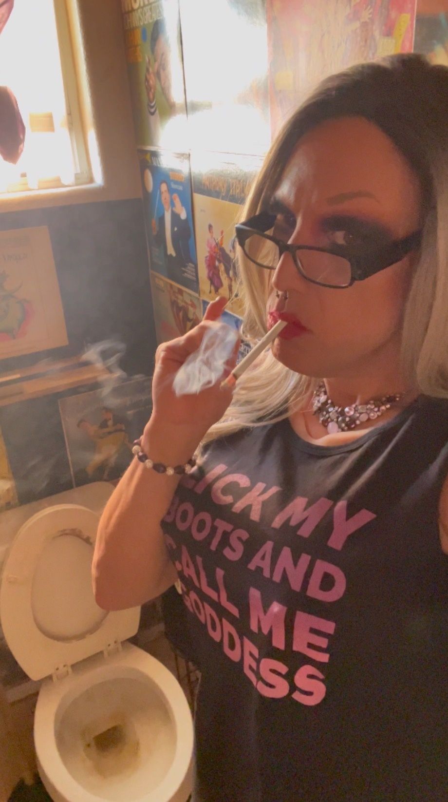 Trans Goddess Smoking Fetish #26
