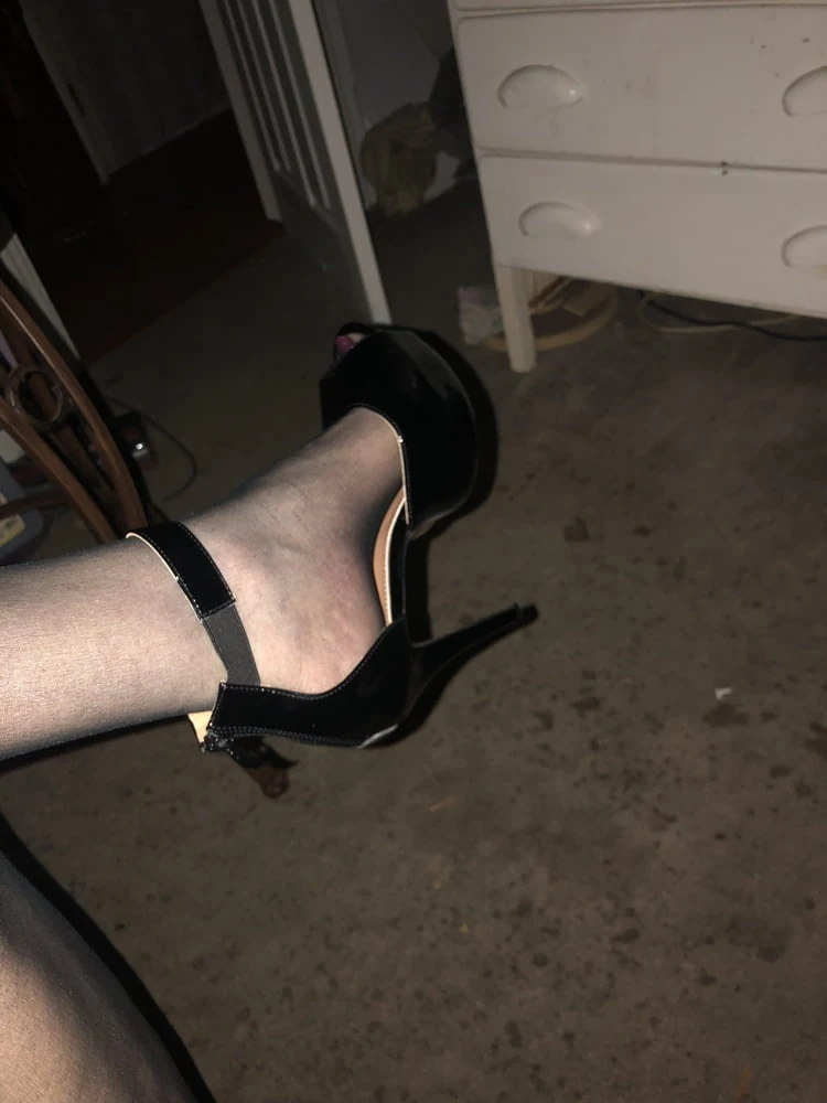 Pantyhose sissy In mask  #7
