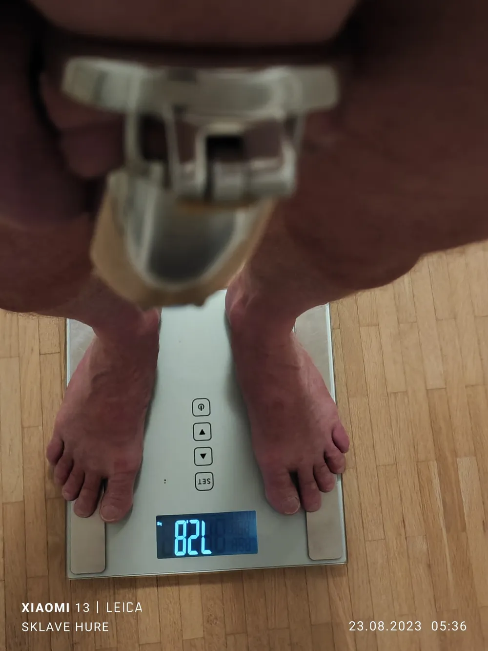 Weighing, Cagecheck, fuck with the plug on August 23th, 2023 #4