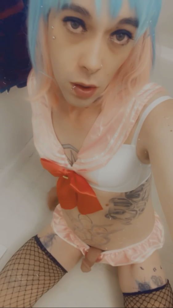 Cute Pink Cosplay Girl #26