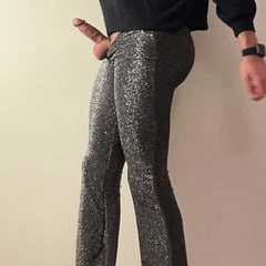 Glitter spandex