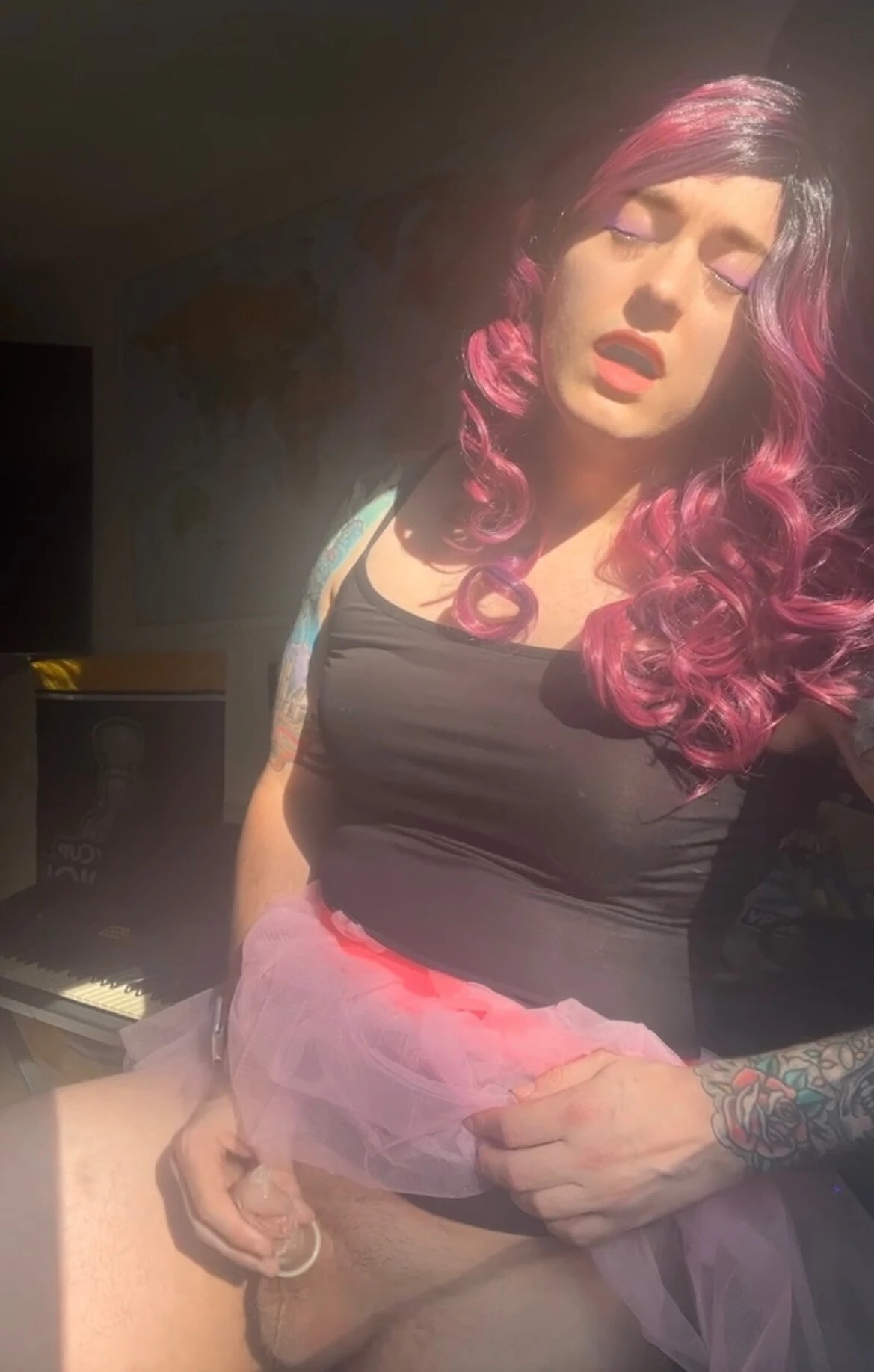 Pretty tattooed amateur femboy #24