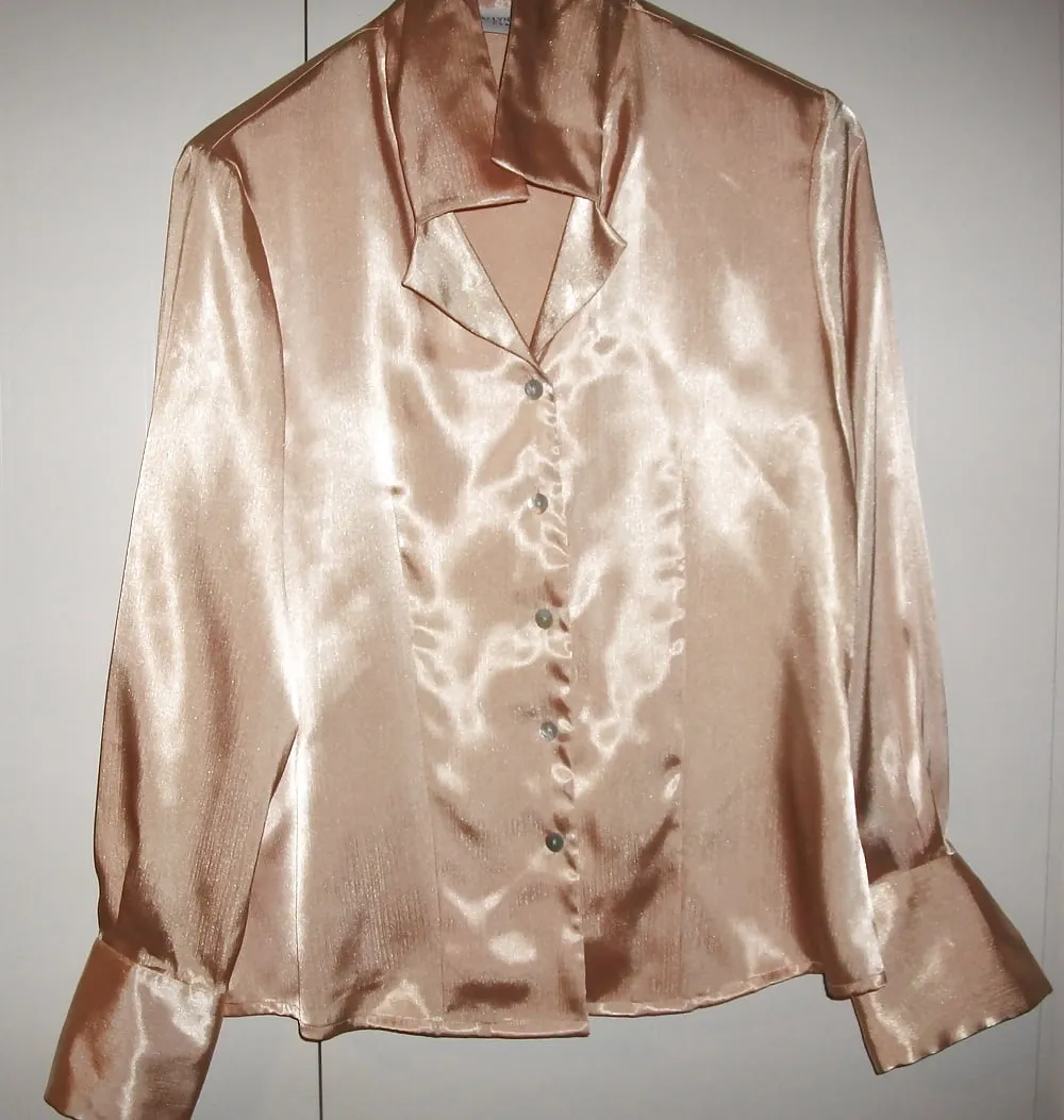 Silk and satin blouses