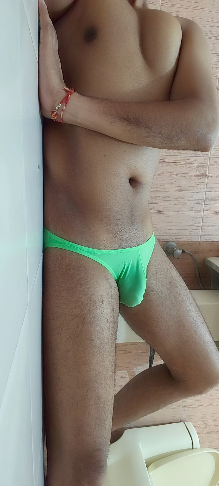 Got some fresh pictures of my new underwear and beautiful di #13