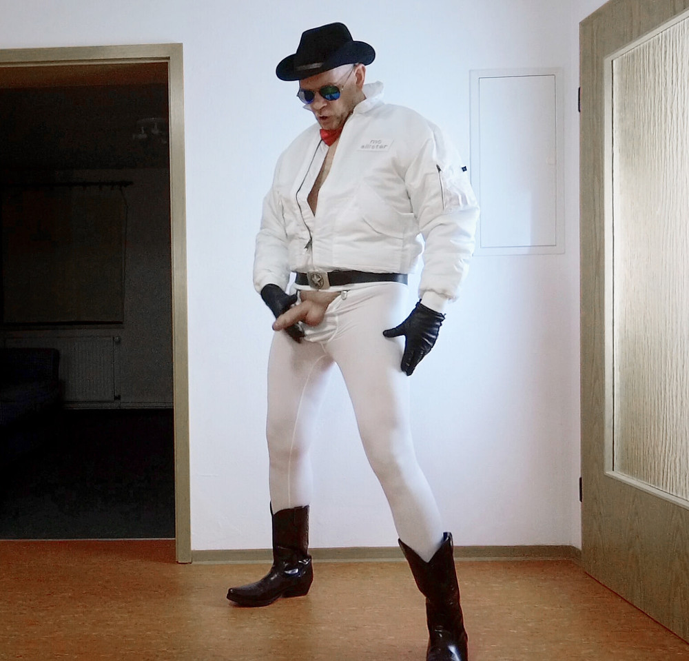White Lycra Cowboy 2 #5