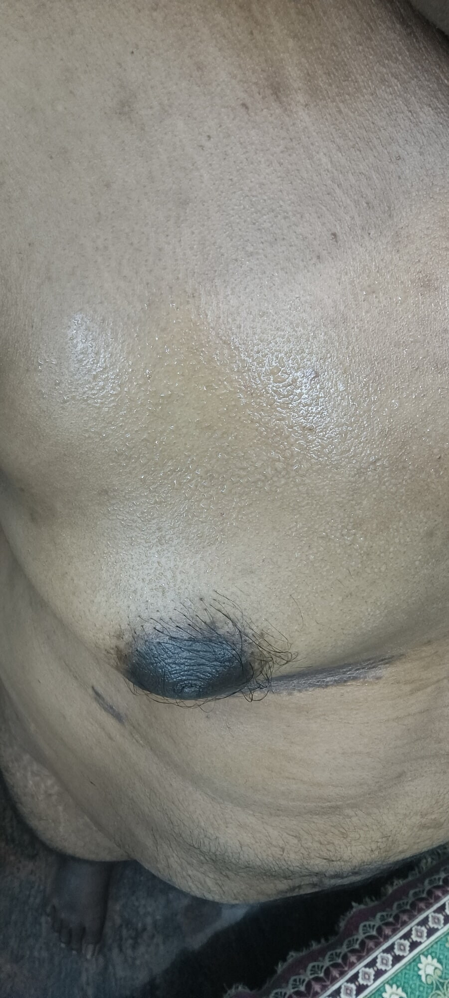 My oil massage sexiest boobs  #8