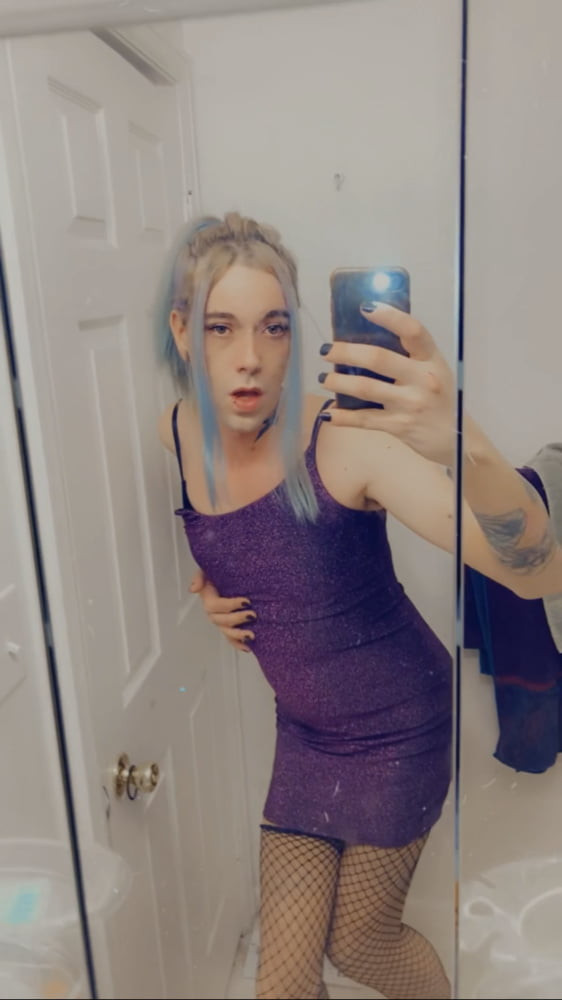 Hot Purple Minidress Slut #47