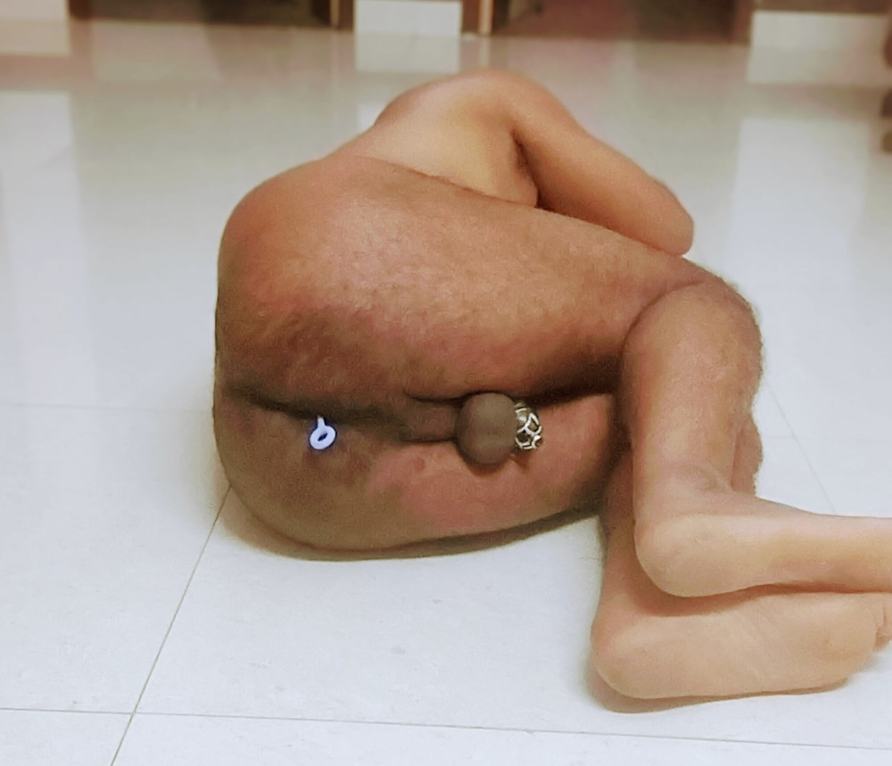 Chastity cage with urethral tube and anal plug  #7