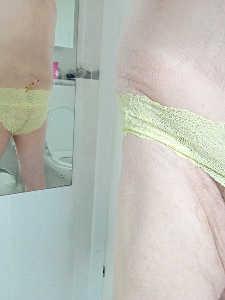 Larger lemon Lacey panties #5