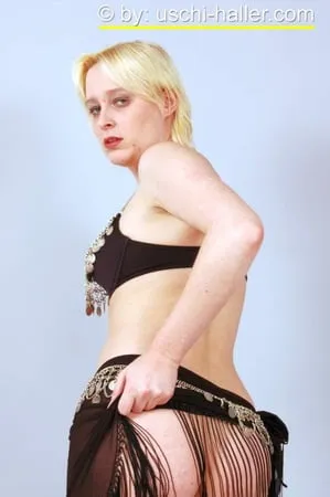 photo shoot with blonde cum slut dany sun as a belly dancer         