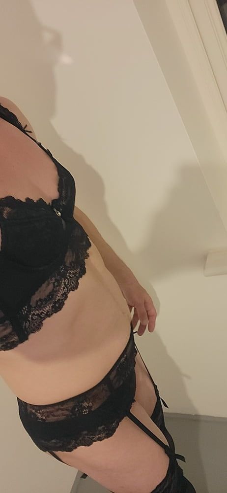 black stockings and lingerie  #2