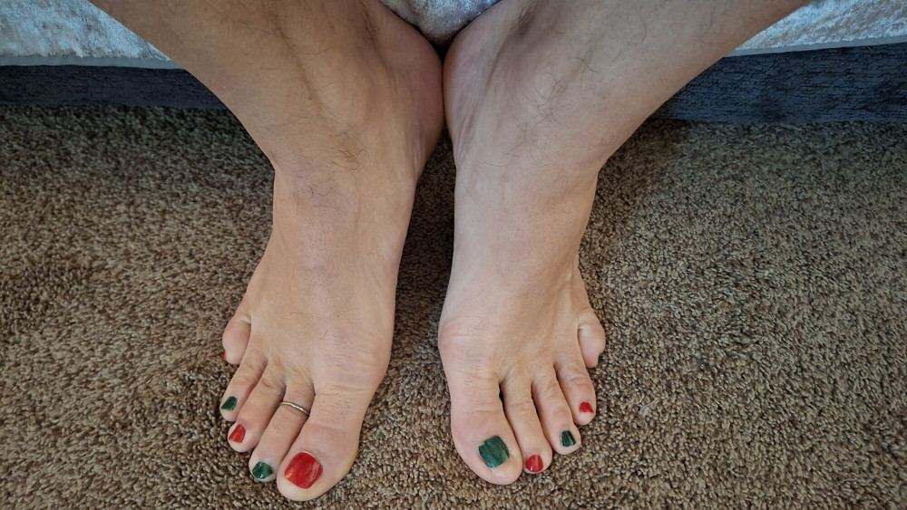 Just my Christmas feet #8