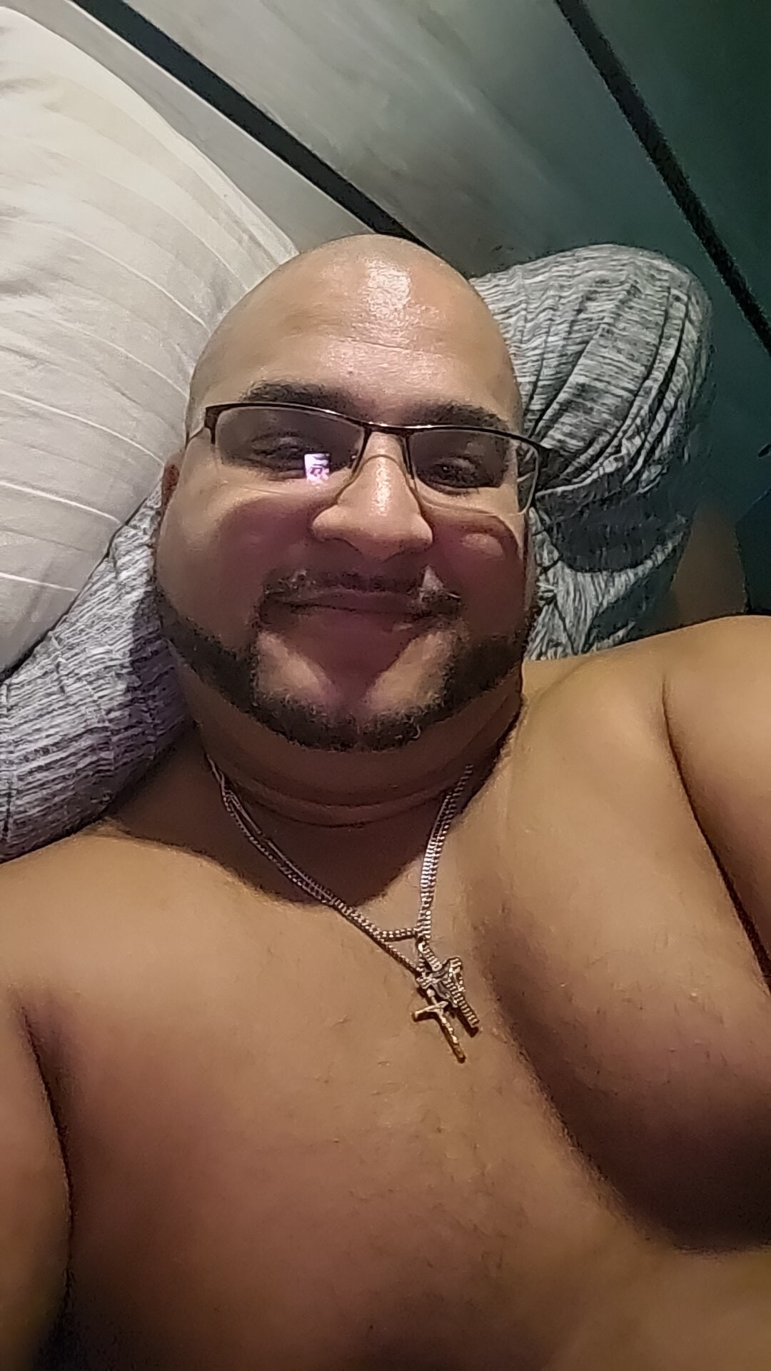 Stroking my oiled cock #11