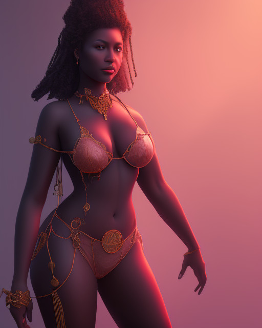 Wave 01: A.I. generated black females  #25