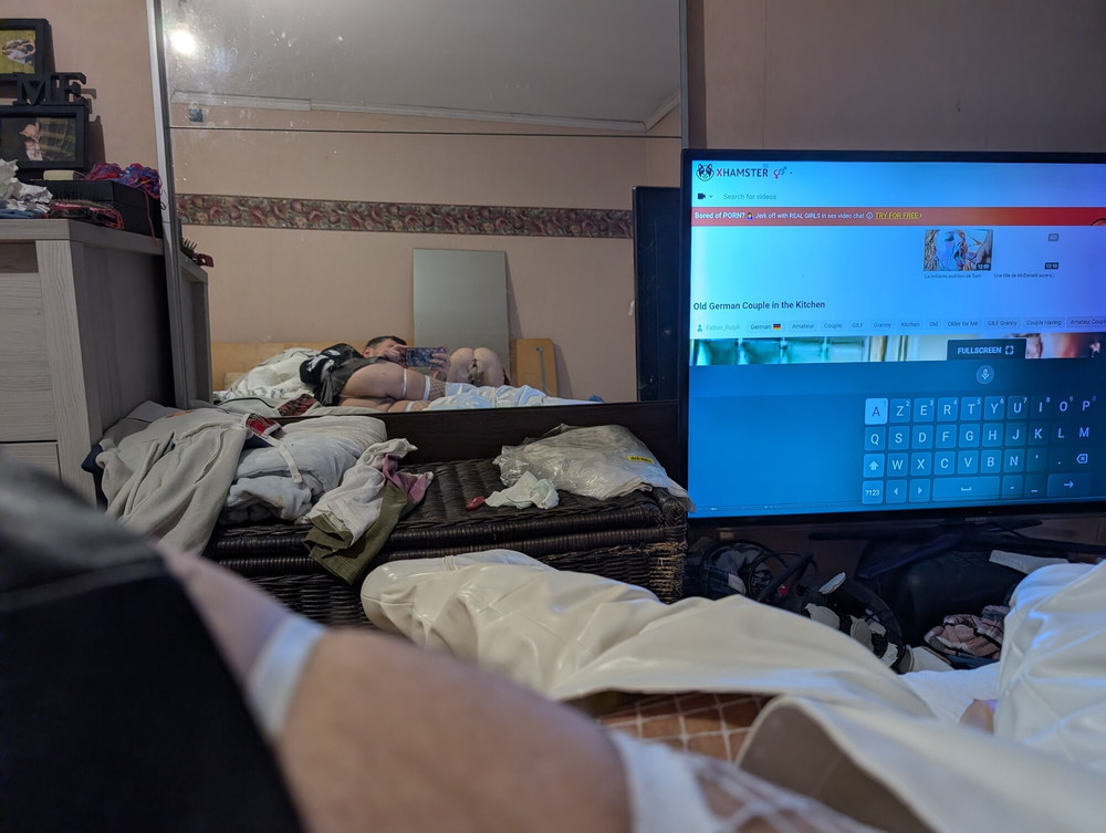 Lady boy sexy lingerie  #7